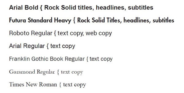 RU brand standards guide fonts 2