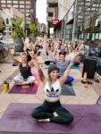 Marissa Ebert at Alt Yoga class