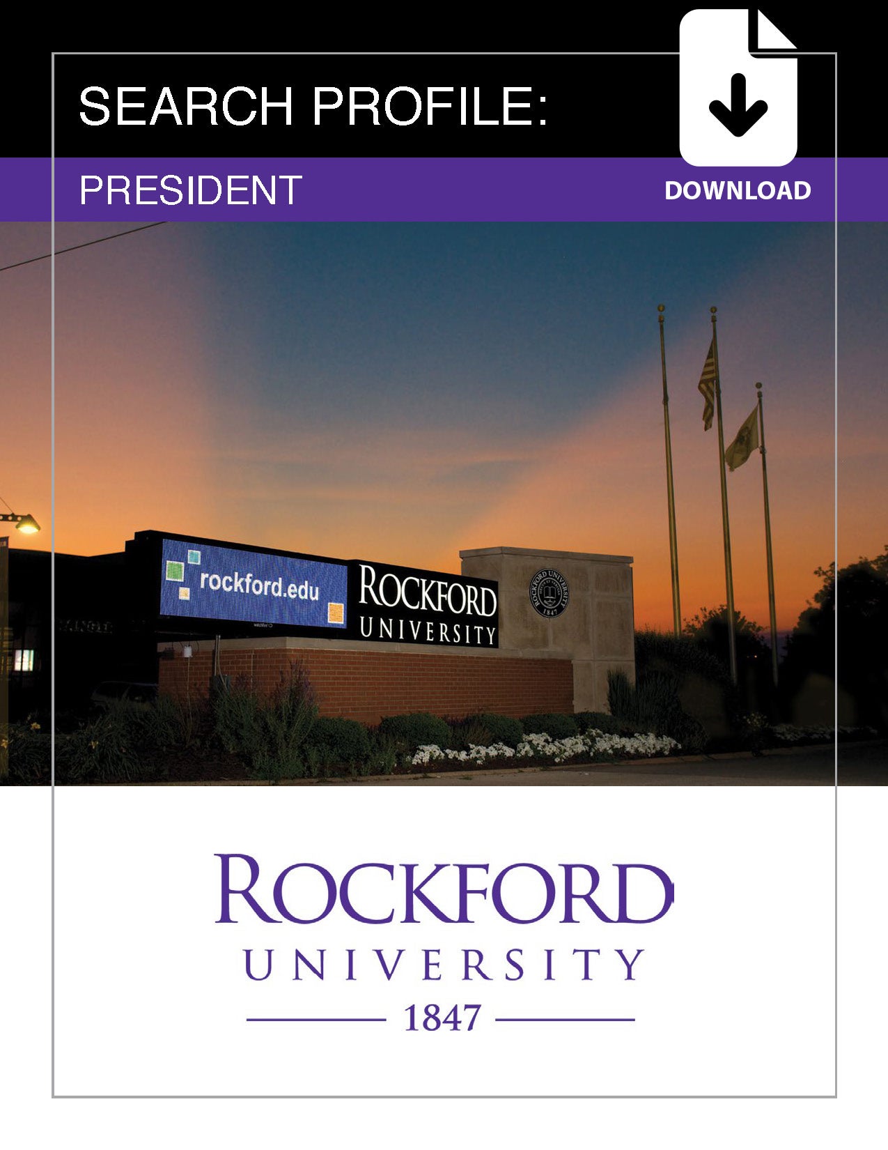 ASI Rockford University President Profile PDF